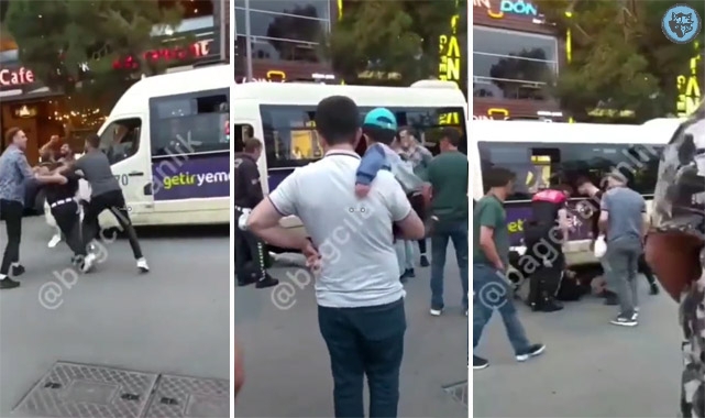 Bağcılar'da Polisle Minibüsçü kavgası